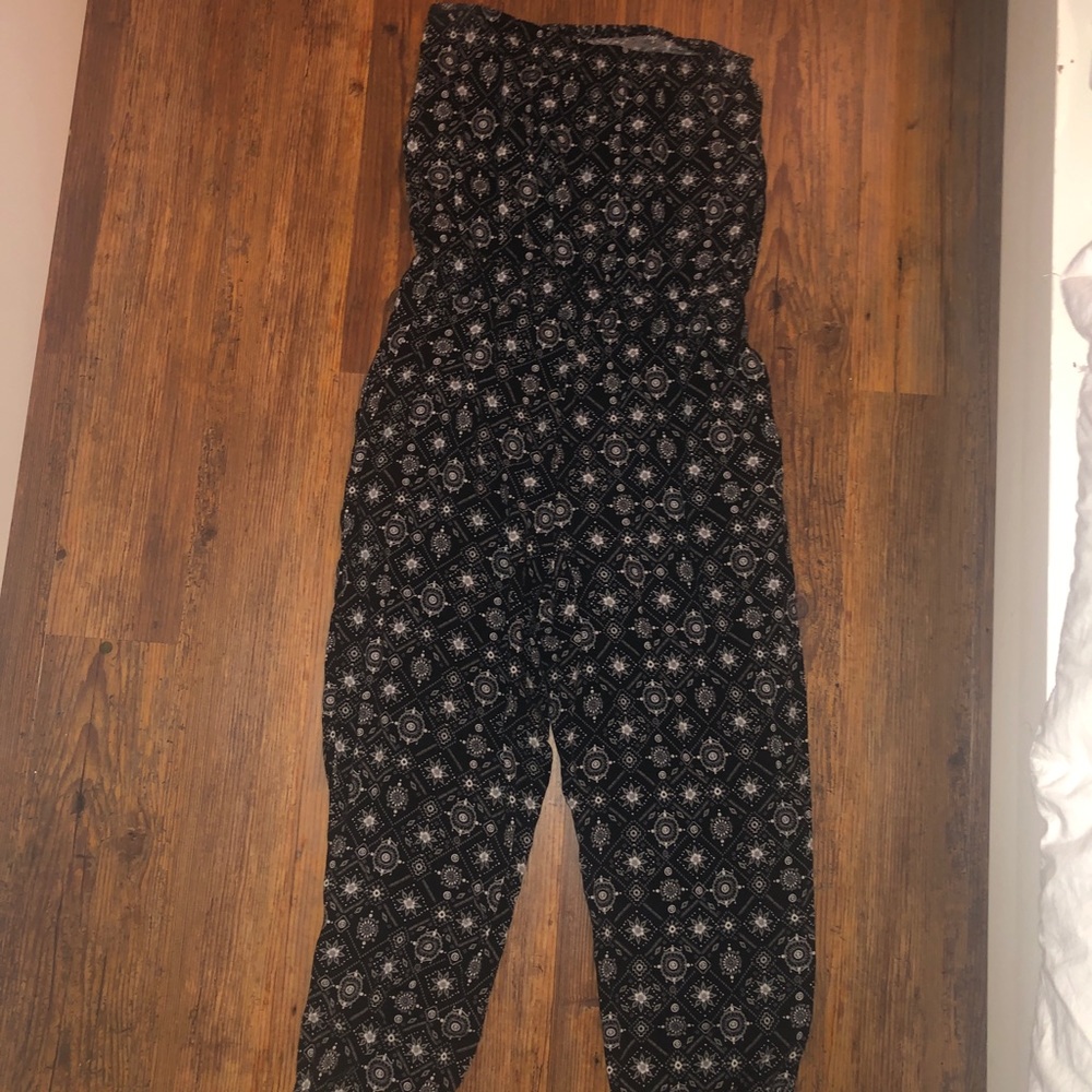 Strapless jumpsuit